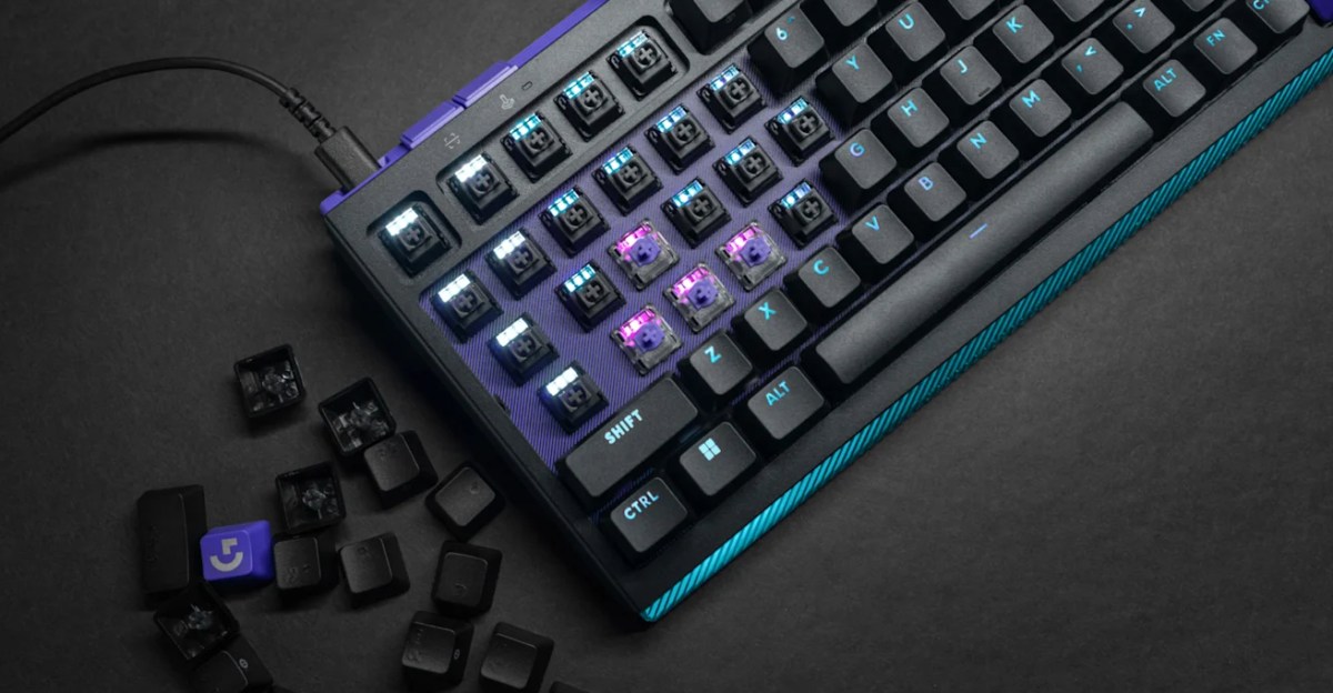 Logitech made an analog and mechanical keyboard in one