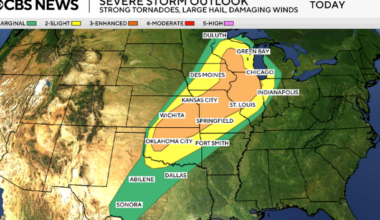 Maps show more severe storms forecast for central U.S. after days of tornadoes, flooding