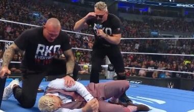 Pat McAfee returns to WWE as Orton’s mystery caller and punts Cody Rhodes in the balls