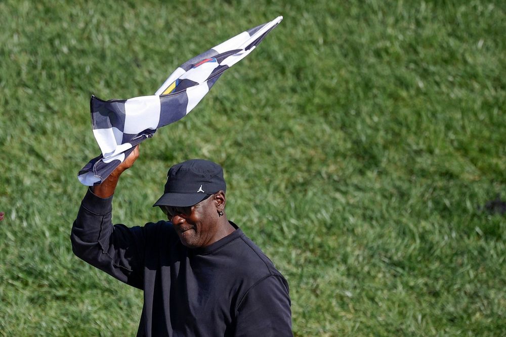 Michael Jordan, NBA Hall of Famer and co-owner of 23XI Racing
