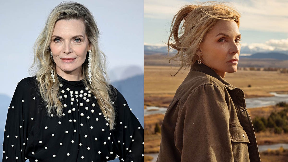 A split of Michelle Pfeiffer and Michelle in The Madison