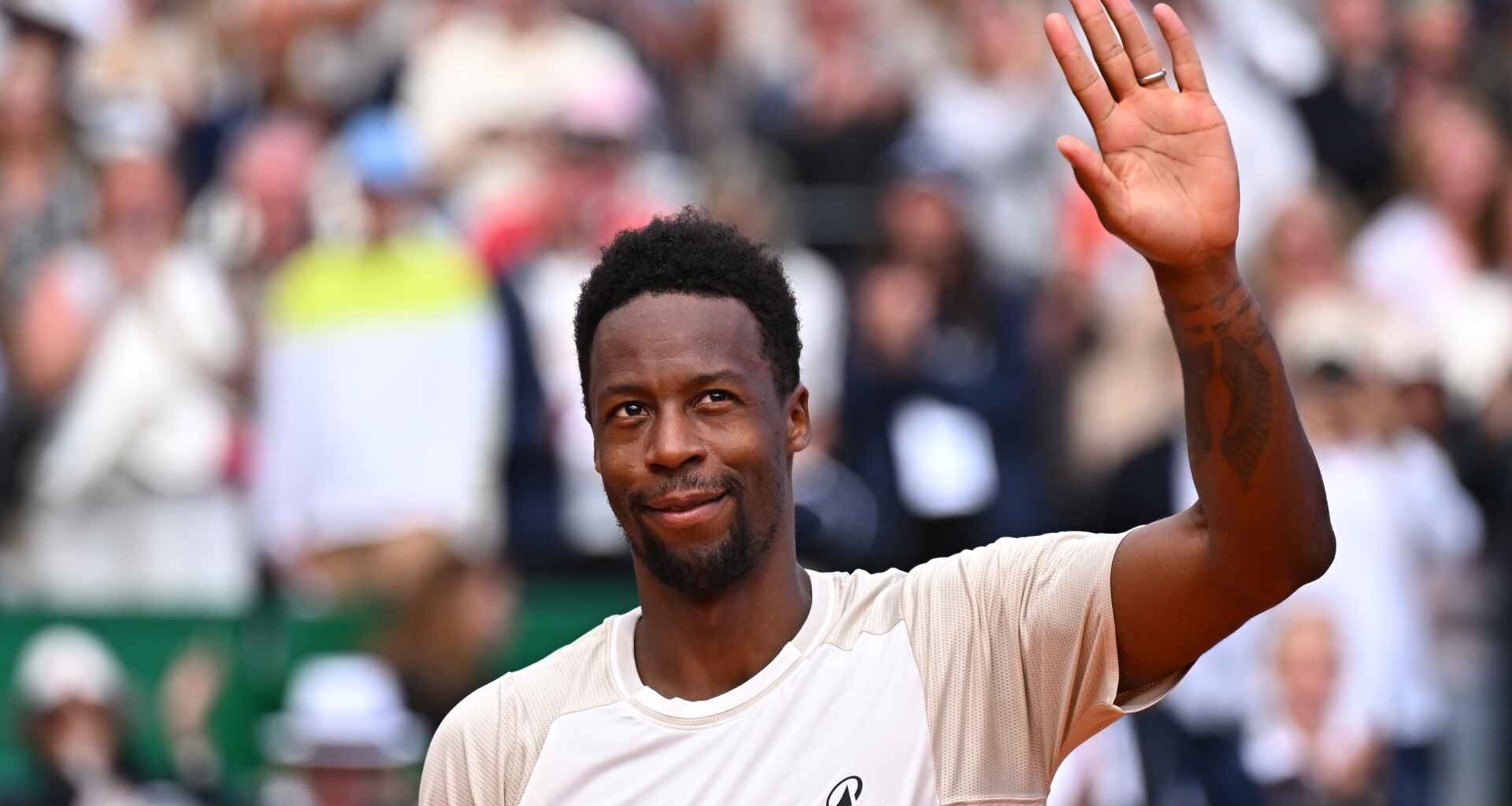 Gael Monfils plays his final match at the Rolex Monte-Carlo Masters on Tuesday.