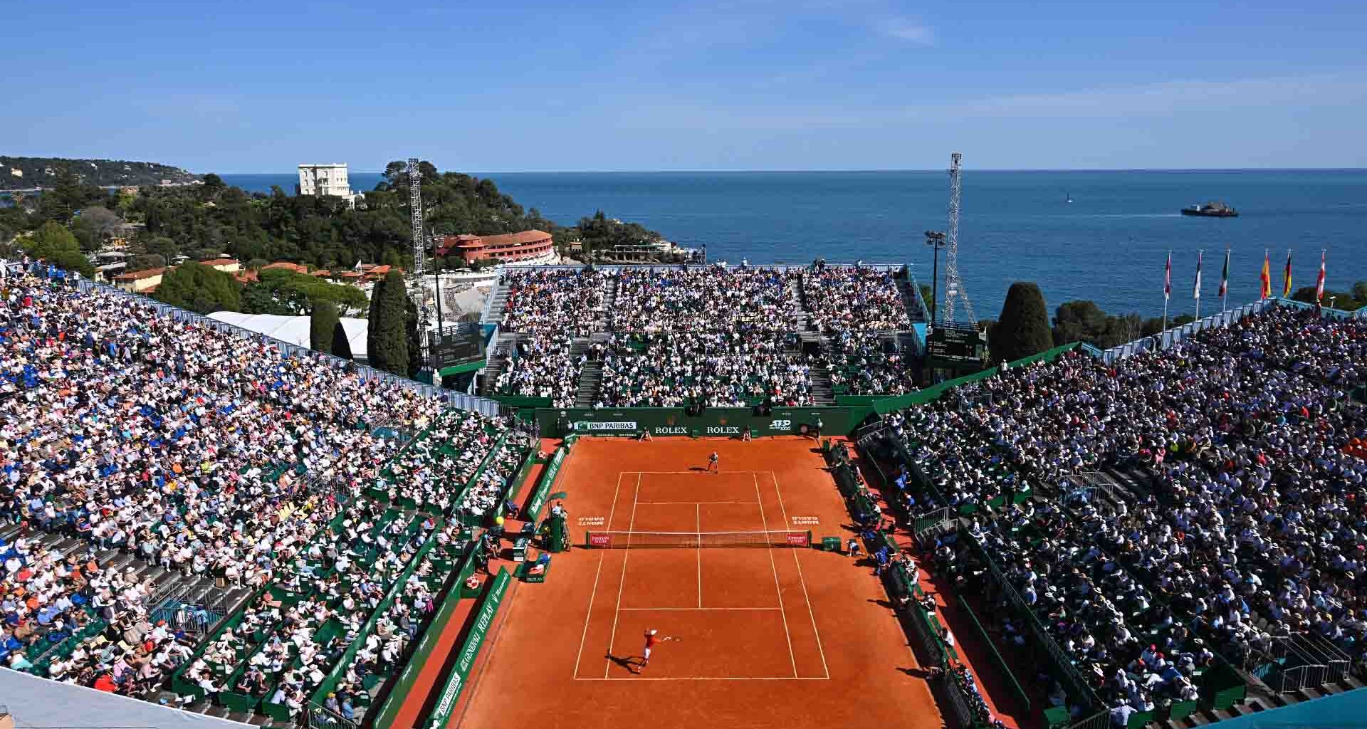 Court Rainier III at the Rolex Monte-Carlo Masters.