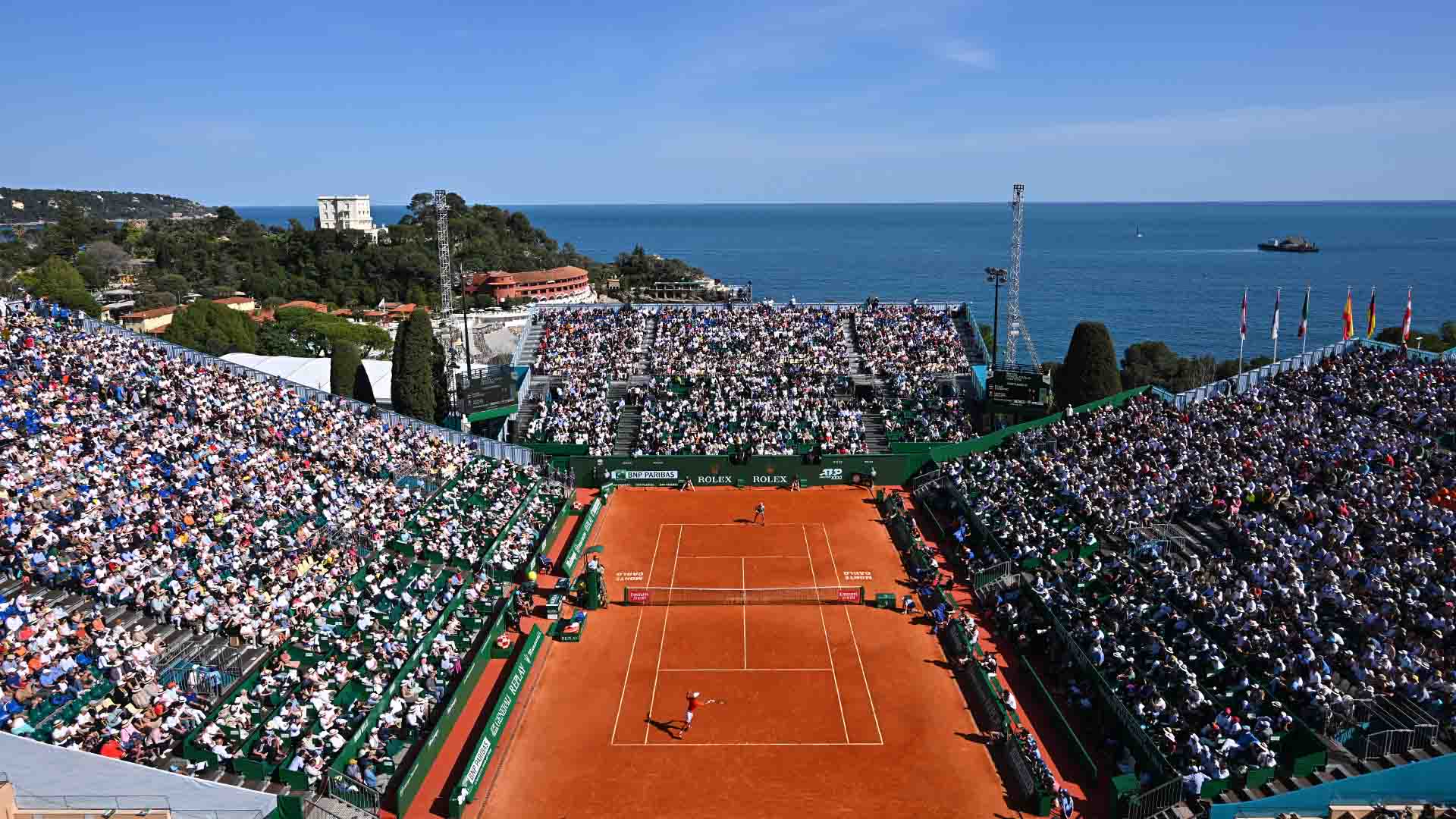 Court Rainier III at the Rolex Monte-Carlo Masters.