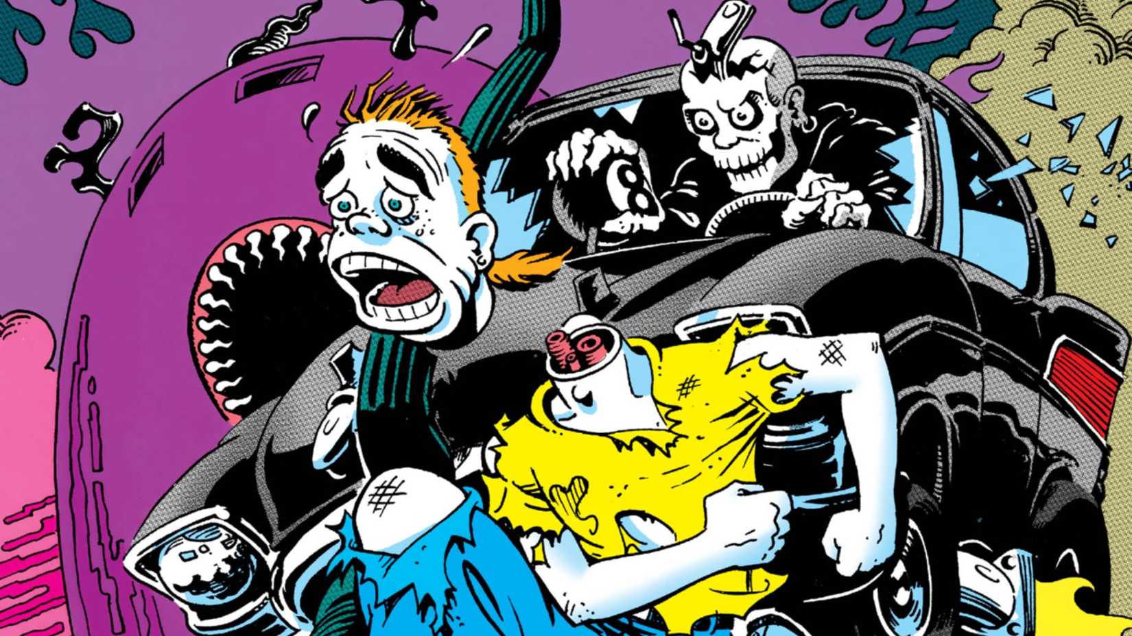 The cover art from Mort the Dead Teenager issue 1 from Marvel Comics.