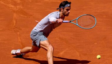 Lorenzo Musetti is into the fourth round in Madrid for the second consecutive year.