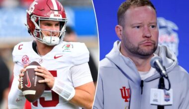Indiana defensive coordinator punches back at Ty Simpson's 'bad take'