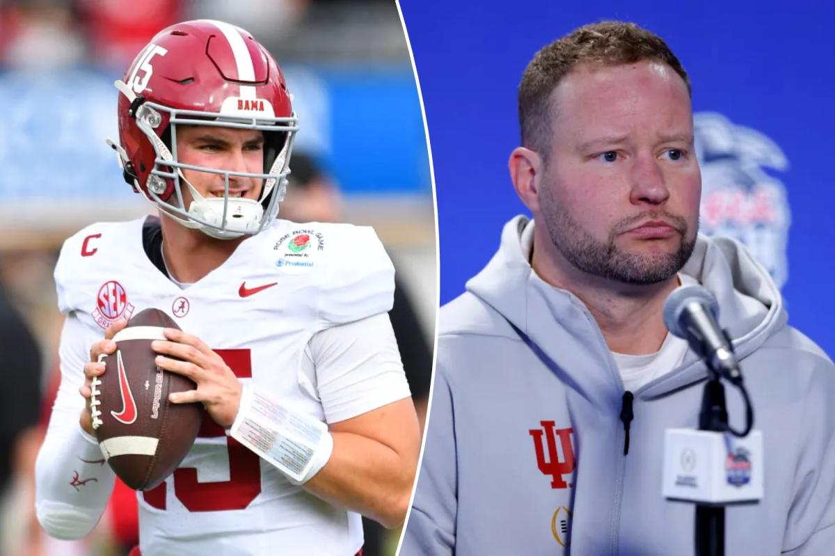 Indiana defensive coordinator punches back at Ty Simpson's 'bad take'