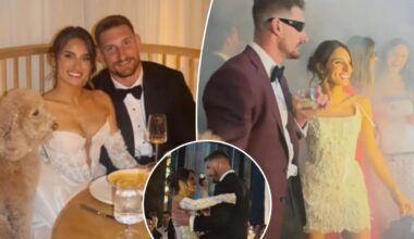 Joey Bosa, model get married as NFL star's mom gives inside look