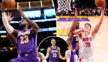 Lakers fall to Rockets 99-93 in Game 5 in Los Angeles