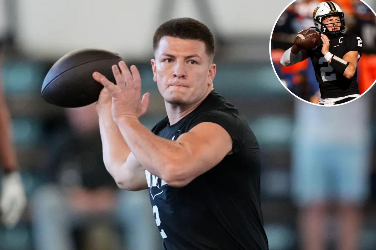 Controversial Vanderbilt QB Diego Pavia goes undrafted