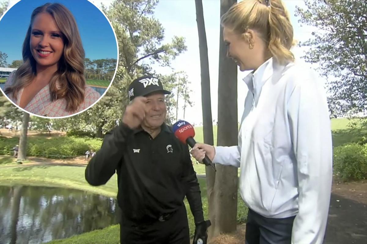Gary Player has awkward Masters moment with 'good-looking' host