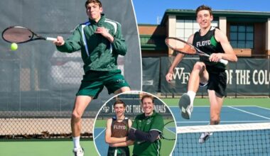 William Floyd's Vidal Macchia chasing best of both worlds in tennis and running