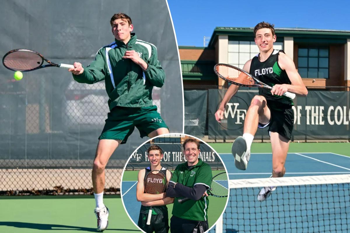 William Floyd's Vidal Macchia chasing best of both worlds in tennis and running