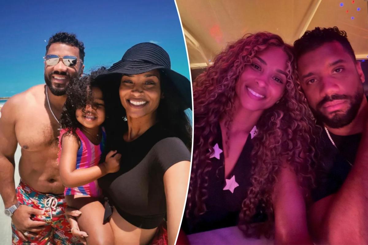 Russell Wilson hits beach vacation with Ciara while stuck in NFL limbo