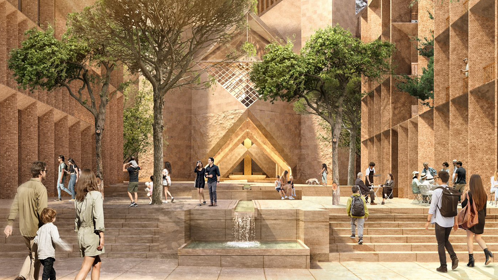 Niall McLaughlin cathedral precinct project in Sydney