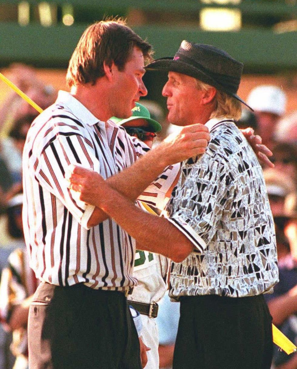 Nick Faldo beat Greg Norman at The Masters 30 years ago