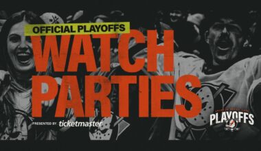 Ducks to Host Official Playoff Watch Parties at Honda Center Presented by Ticketmaster