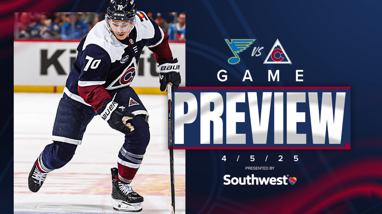 Sunday Against St. Louis | Colorado Avalanche