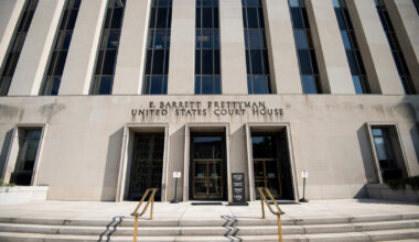 The E. Barrett Prettyman United States Courthouse.