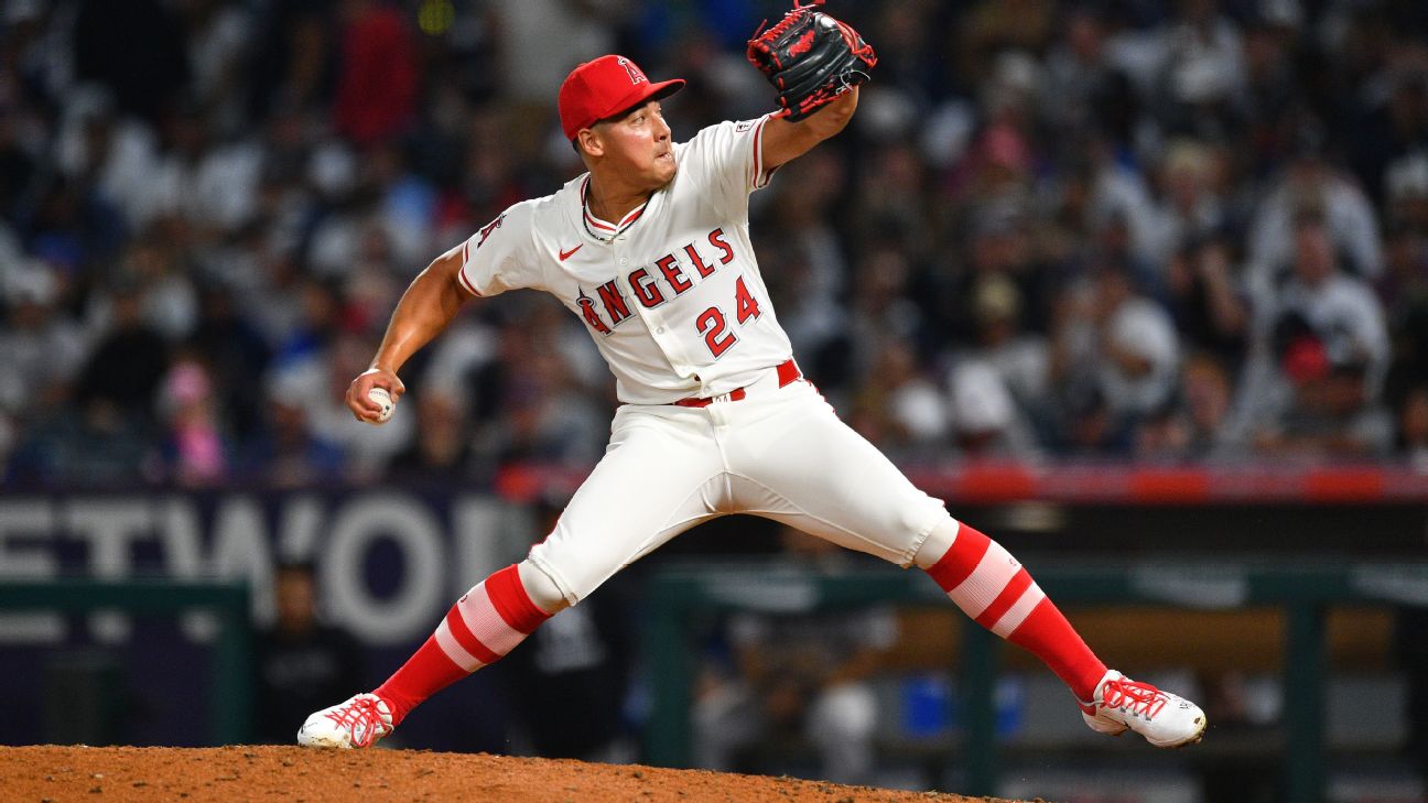 Angels' Robert Stephenson out for season with elbow injury