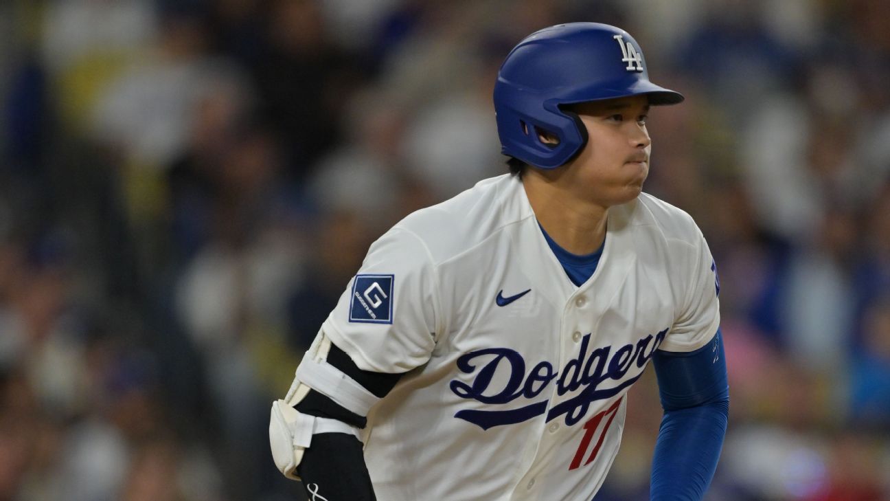 Dodgers' Ohtani passes Ichiro as on-base streak hits 44 games