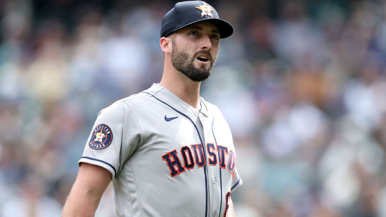 RHP Cody Bolton exits start because of mid-back tightness