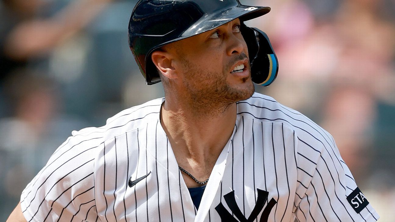 Yankees await results of MRI on Giancarlo Stanton's calf