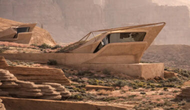 Rammed Earth Concept House Blends Into Utah Desert