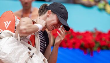 Iga Swiatek exits Madrid Open in tears following on-court medical check