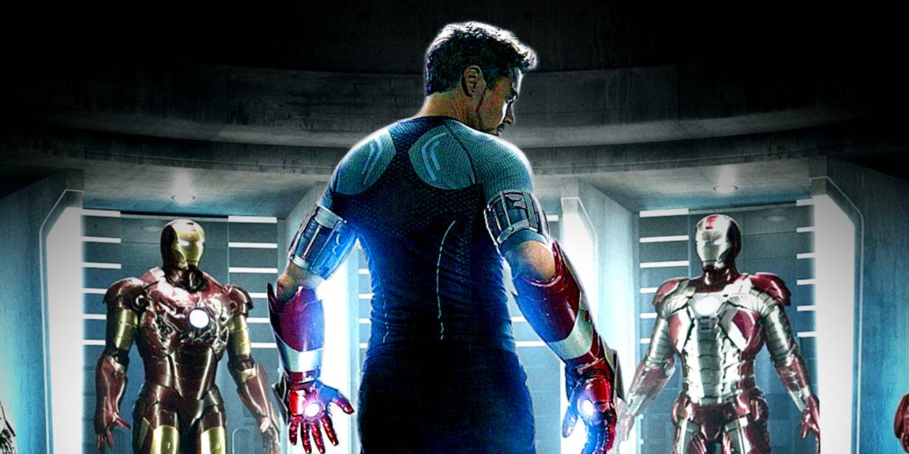 Robert Downey Jr.'s Tony Stark faces his suits of armors in Iron Man 3