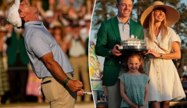 Rory McIlroy's WHOOP data reveals wild Masters celebration