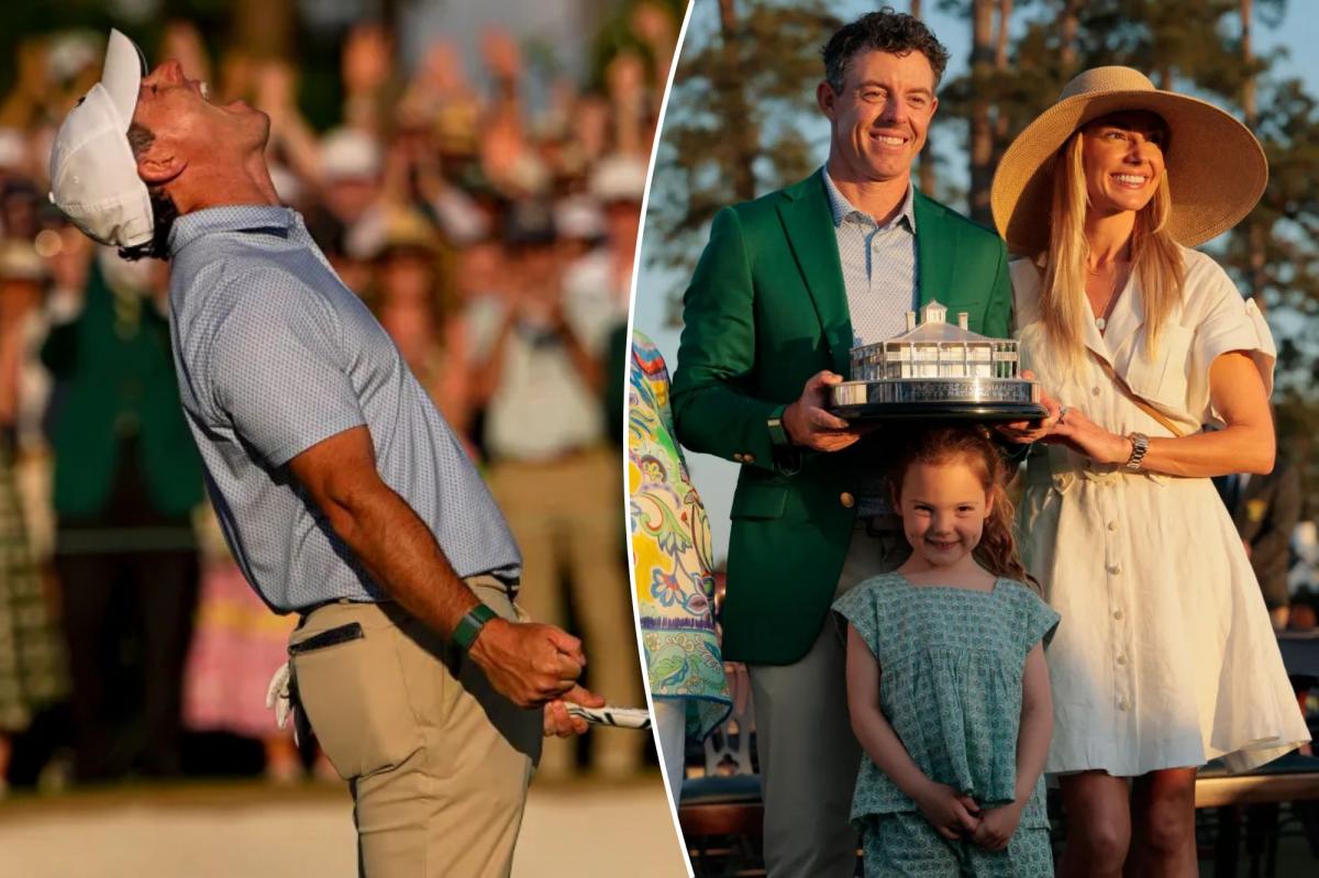 Rory McIlroy's WHOOP data reveals wild Masters celebration