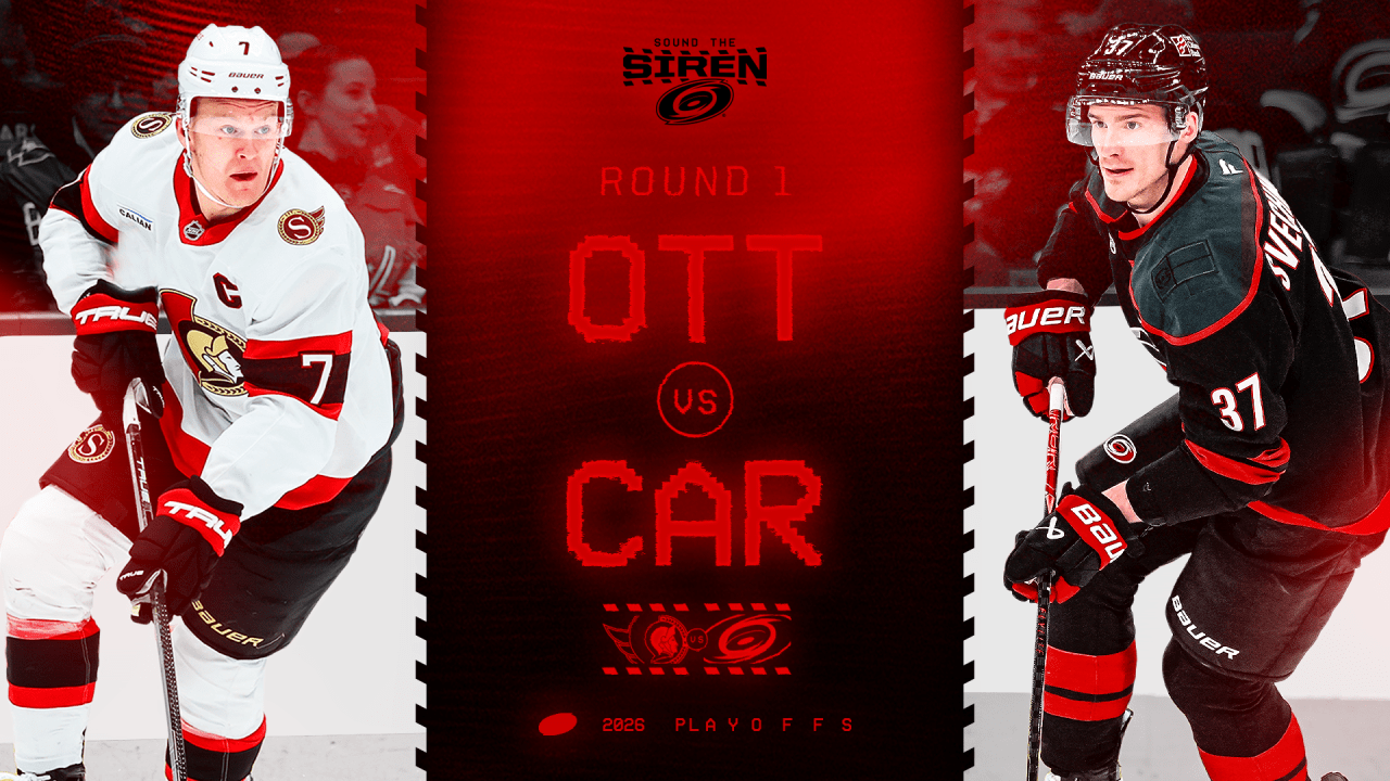 Canes To Face Senators In Round 1 Of 2026 Stanley Cup Playoffs