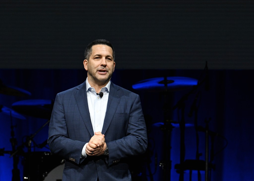 ESPN NFL Insider Adam Schefter speaks onstage during Beyond Limits, Beyond Type 1's 10th Anniversary Celebration at The Ziegfeld Ballroom on November 15, 2025 in New York City.  