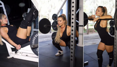 Stephanie Sanzo Celebrates Birthday With a Brutal Leg Day Workout