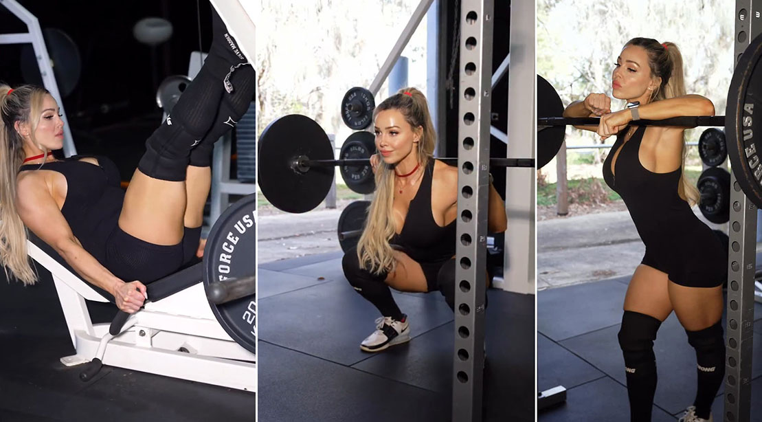 Stephanie Sanzo Celebrates Birthday With a Brutal Leg Day Workout