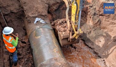 South Maui waterline temporary repair completed; Water conservation requested from 5 a.m. Sunday through 6 p.m. Monday : Maui Now