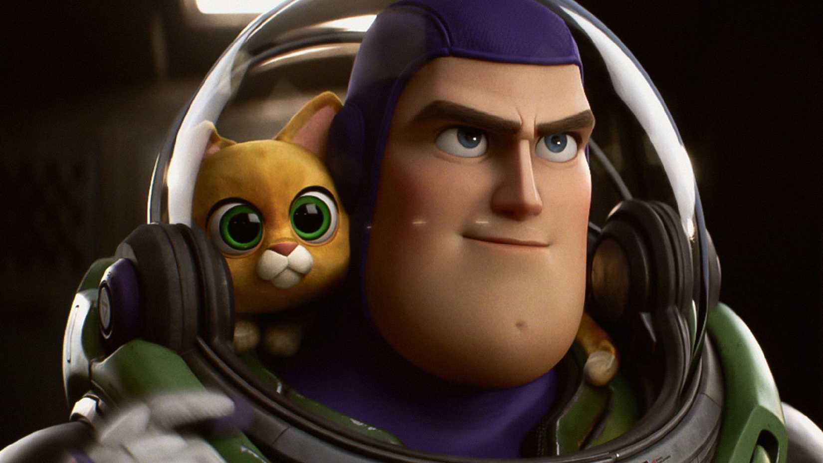 Sox and Buzz Lightyear in Lightyear