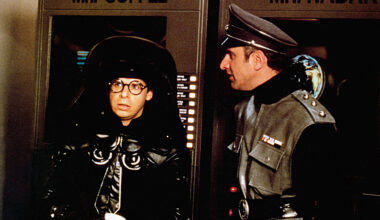 SPACEBALLS, from left: Rick Moranis, George Wyner, 1987, © MGM/courtesy Everett Collection