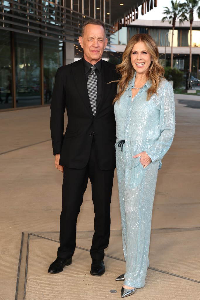 Tom Hanks and Rita Wilson attend LACMA's Opening Gala for The David Geffen Galleries