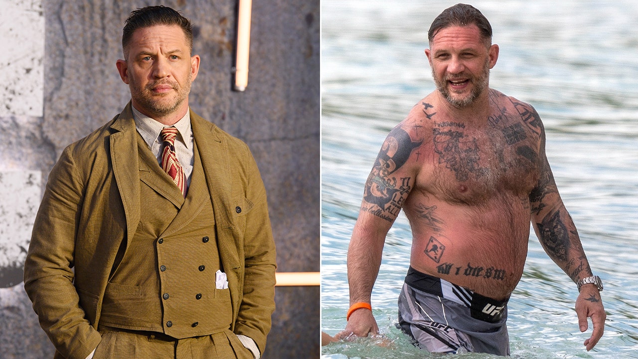 Tom Hardy and wife Charlotte Riley enjoy a sunny vacation in Barbados