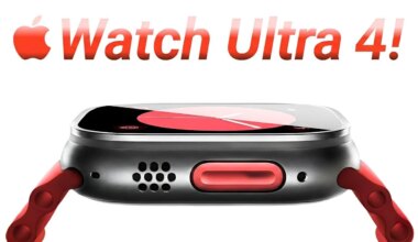 Graphic showing the S11 chip inside a watch outline, with notes about power efficiency and background tasks.