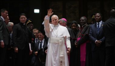 Pope Leo speaks of 'handful of tyrants' spending billions on war : NPR