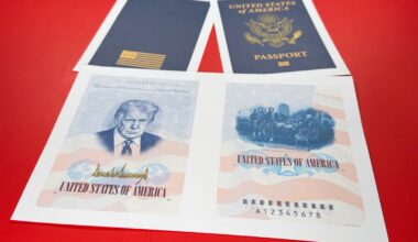 U.S. to issue commemorative passports with Trump’s picture for America's 250th birthday : NPR
