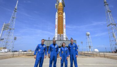 NASA Artemis II astronauts about to moon launch : NPR