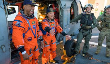Artemis II splashdown captures nationwide attention : NPR