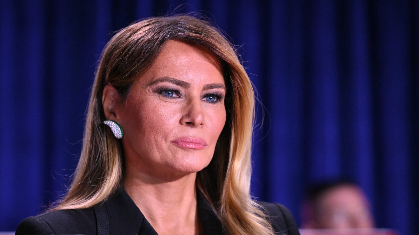Melania Trump says Jimmy Kimmel's joke about her was 'hateful and violent' : NPR