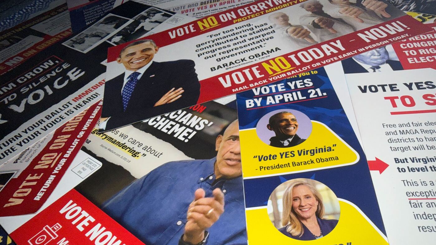 Virginia redistricting campaigns have left voters confused : NPR