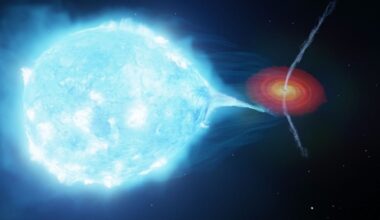 Scientists measure the power of jets blasting from a black hole